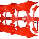 UNLU 3-ფრთიანი გუთანი 14'' რევერსული.3 FURROWS 14" MECHANICAL ADJUSTABLE REVERSIBLE PLOUGH, 120X120 FRAME