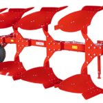 UNLU 4-ფრთიანი გუთანი 12'' რევერსული.4 FURROWS 12" MECHANICAL ADJUSTABLE REVERSIBLE PLOUGH, 120X120 FRAME