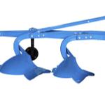 UNLU 4-ფრთიანი გუთანი 8'' ესცენტრიული ბორბლით 4 FURROWS 8'' ECCENTRIC PLOUGH WITH IRON WHEEL