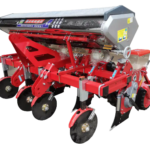 DONG FENG ჩინური სიმინდის მექანიკური სათესი 4 რიგიანი სასუქის შემტანით