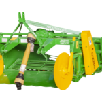 OZBIL TARIM კარტოფილის ამღები ორ რიგიანი კონვეიერით გამცრელით