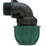 Irritec 90 ° კუთხე გარე ხრახნით 75 × 3''