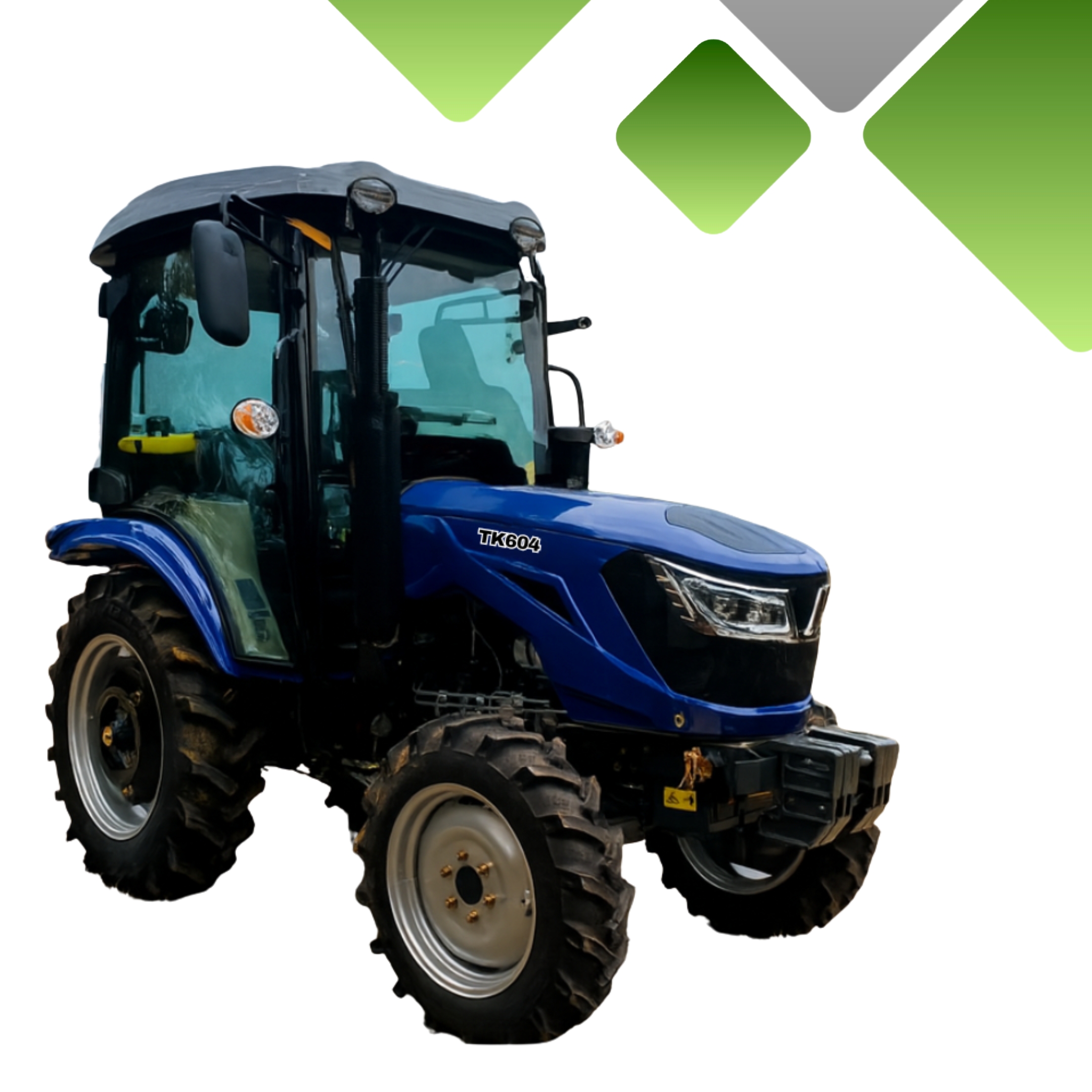 60 ცხ.ძ. ტრაქტორი 60 ცხ.ძ კაბინით კონდიციონერით TK604E Cabin Tractor - Image 1