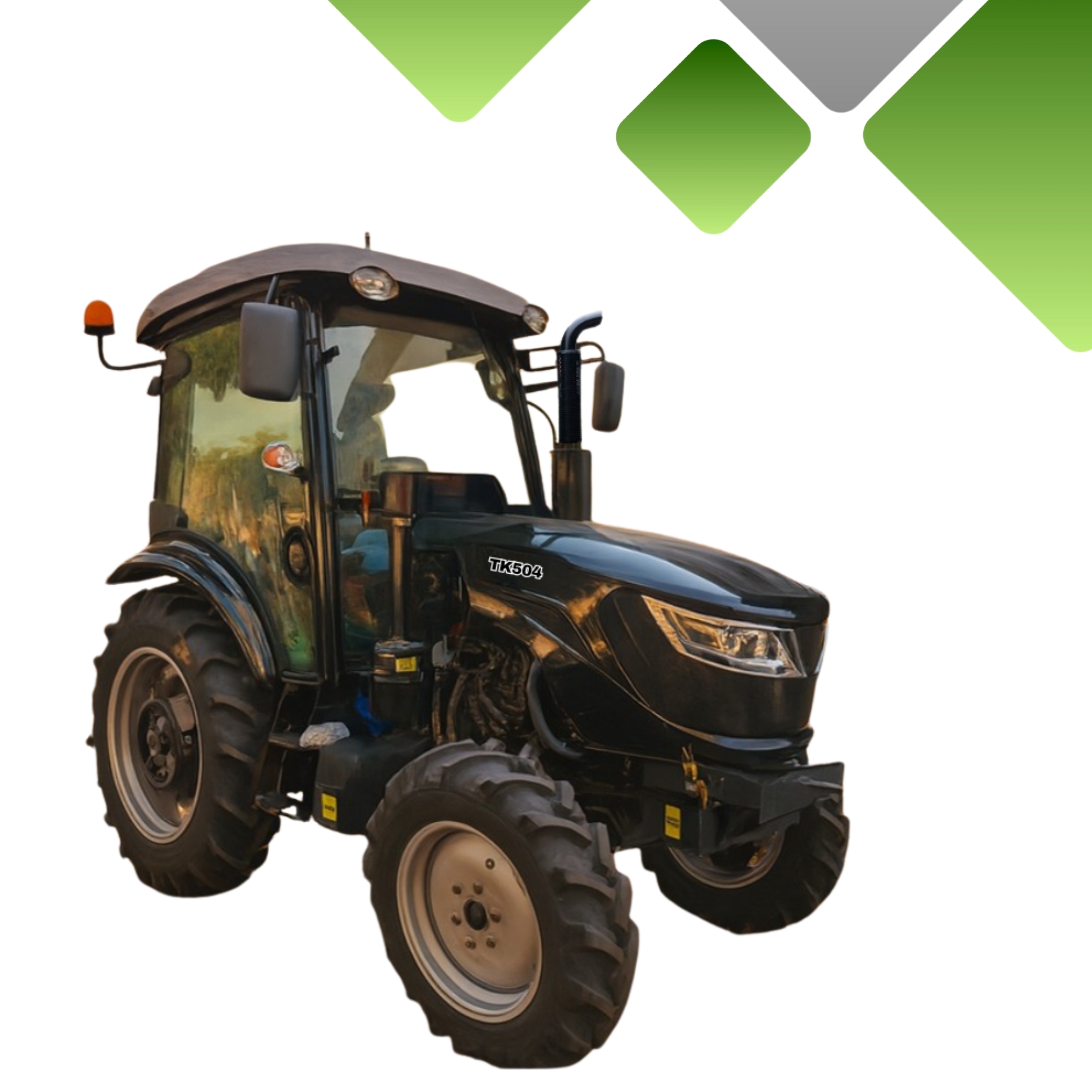 TK504E ტრაქტორი 50 ცხ.ძ კაბინით კონდიციონერით TK504E Cabin Tractor - Image 1