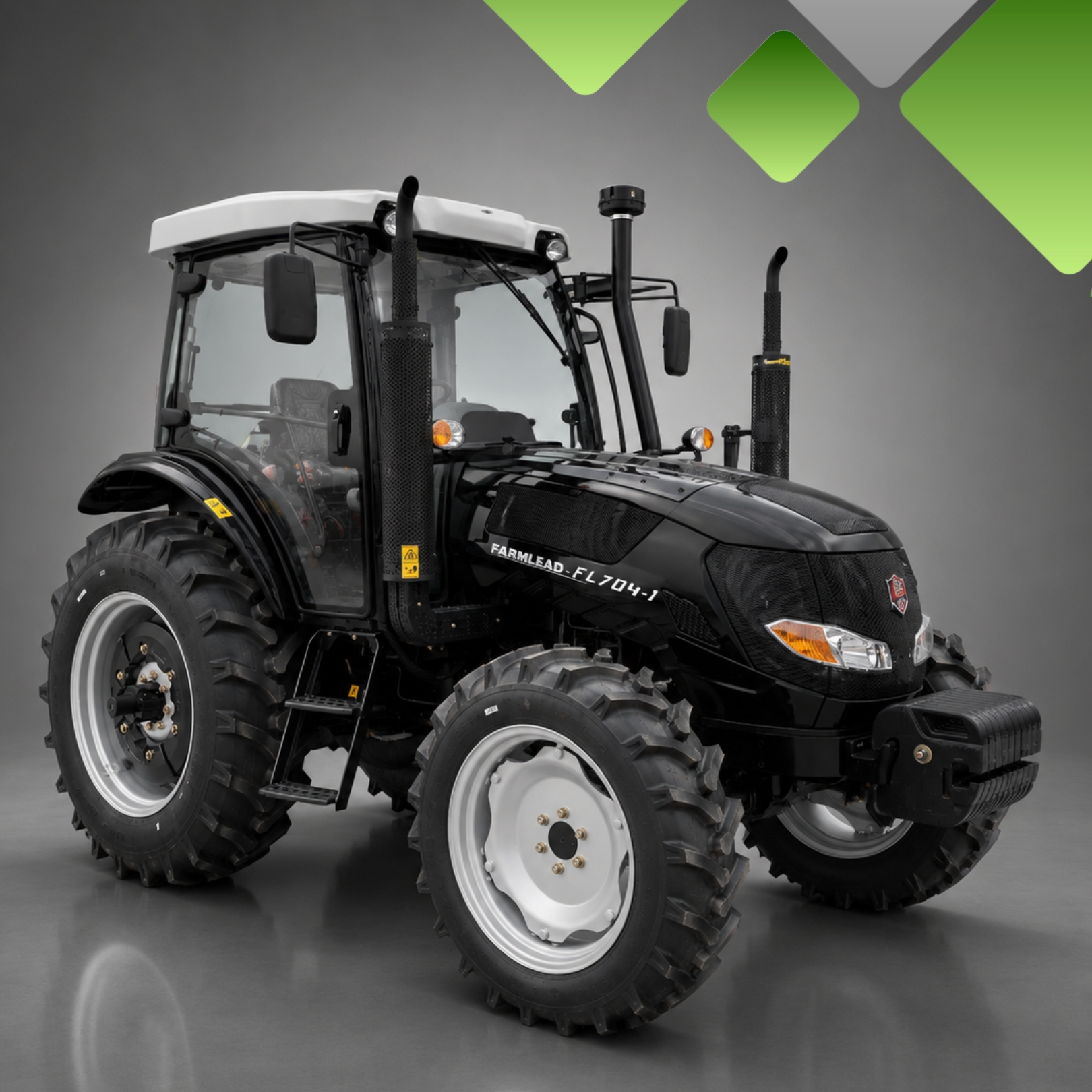 FARMLEAD FL704 AC BLACK 1 ტრაქტორი FL704 (70 ცხ.ძ) კაბინით DEUTZ-FAHR (FARMLEAD) - Image 1